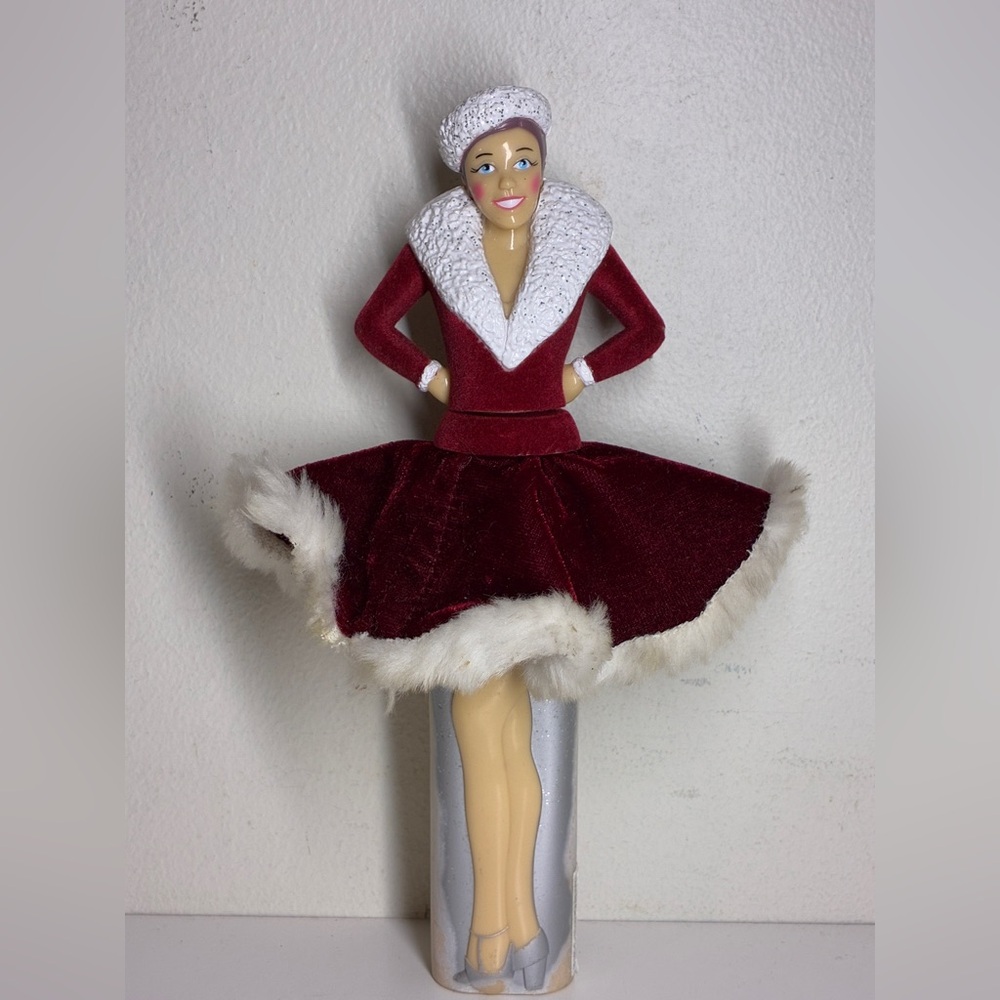 RADIO CITY ROCKETTE LIGHT UP SPINNER VINTAGE TESTED WORKS CHRISTMAS XMAS HOLIDAY